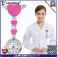 Yxl-958 Reloj al por mayor de la enfermera Reloj médico del metal de cuatro hojas Relojes lindos del color del caramelo